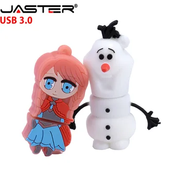

JASTER The new cute frozen USB flash drive USB 3.0 Pen Drive minions Memory stick pendrive 4GB 8GB 16GB 32GB 64GB gift