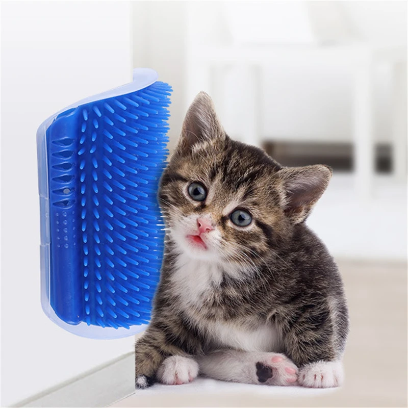 

1 Pcs Multi-function Dog Itching Brush Pet Bath Brush Dog Massage Comb Cat Corner Massager Fixed Hair Pet Cleaning Supplies