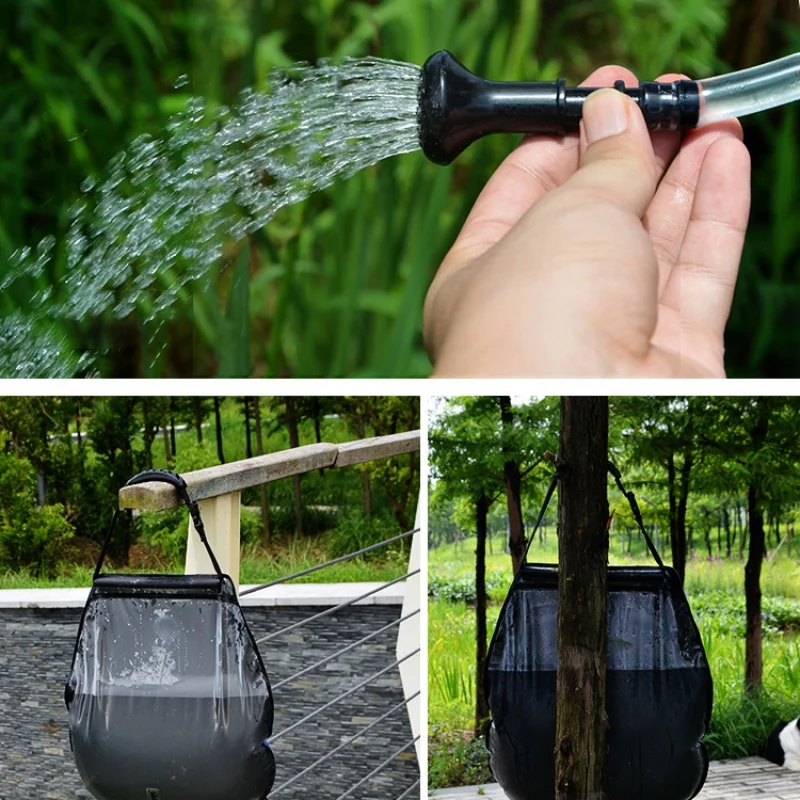 

Outdoor 20L Solar Shower Bag Portable Camping Waterproof Durable Dry Bag Hiking Solar Energy Heated Camp Shower Bags