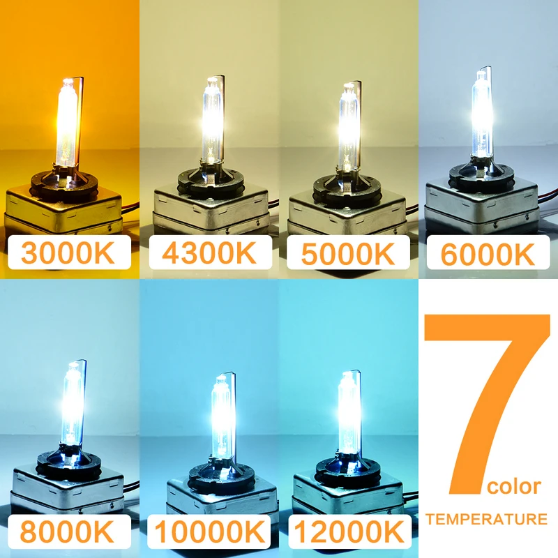 Лампа Ксеноновая 35 Вт D1S D1R D2S D2R D3S D3R D4S D4R HID 4300k 6000k 5000K 8000k 12000k 3000k автомобильный