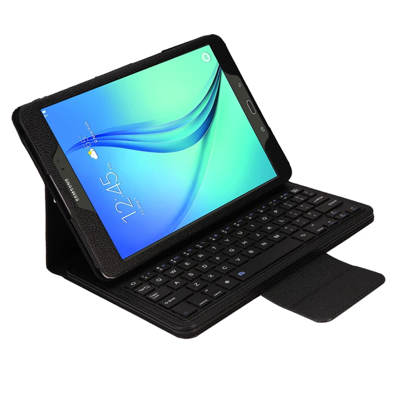 Съемный чехол с Bluetooth клавиатурой для Samsung GALAXY Tab A 9 7 T550 T555 P550 P555 Folio PU кожаный +