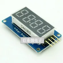 Интеллигентая(ый) Электронные 4 биты цифровая трубка дисплей модуль с дисплеем часов tm1637 для arduino raspberry pi