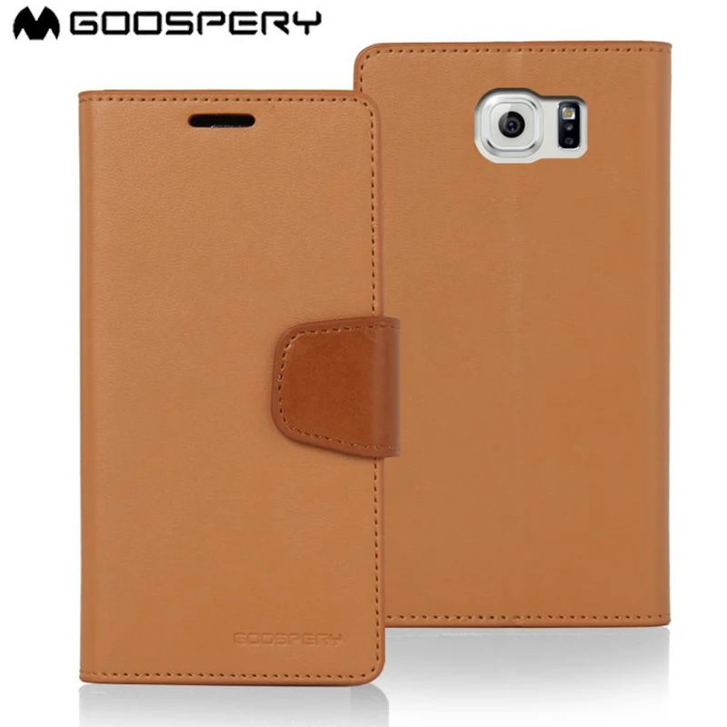 

Original Mercury Goospery Sonata Diary TPU Leather Wallet Flip Case Cover for Samsung Galaxy S6