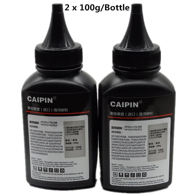 1 Pack 100G Original black Refill Printer Toner Powder Kit Kits For HP