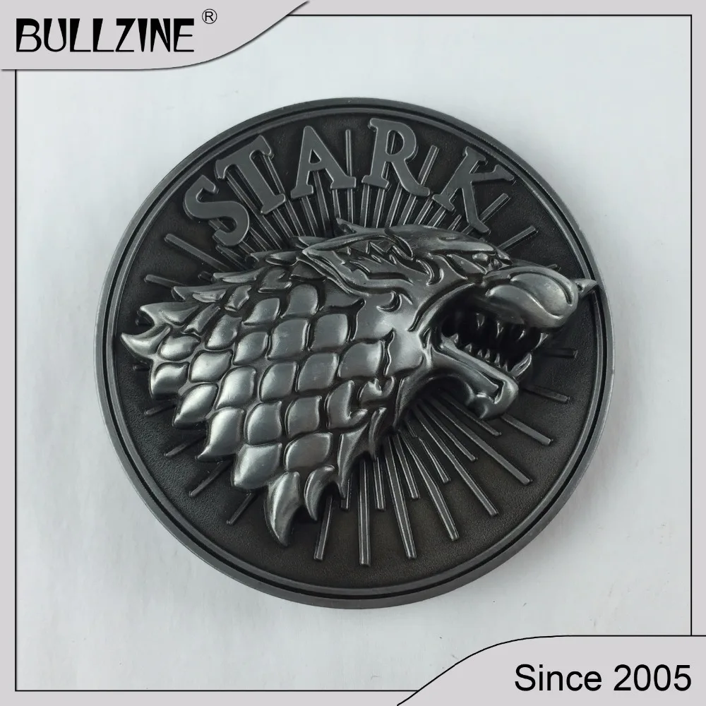 Пряжка ремня Bullzine stark eagle с отделкой оловянного FP-03671 с постоянный запас