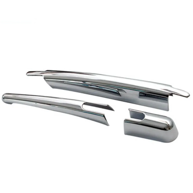 4-Piece Carbon Fiber Rear Wiper Cover Trim Set For 2020-2025 Toyota Highlander - ABS, 3M Adhesive