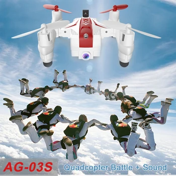

2pcs Mini Battle RC Quadcopter 2.4G 4CH 6-Axis UAV Remote Control Drone Infrared Dual Headless Mode Helicopter kid best gift