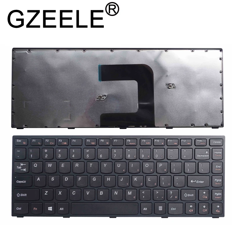 GZEELE New English US Laptop Keyboard for LENOVO M4400 M4400A M4450 M4450A BLACK