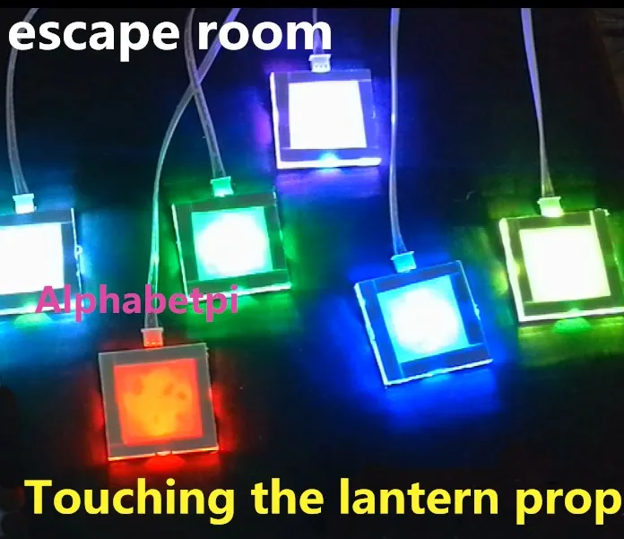 

Secret room escape from props Seven color password unlock Color touch prop Touching the lantern organ Touch unlock Takagism game