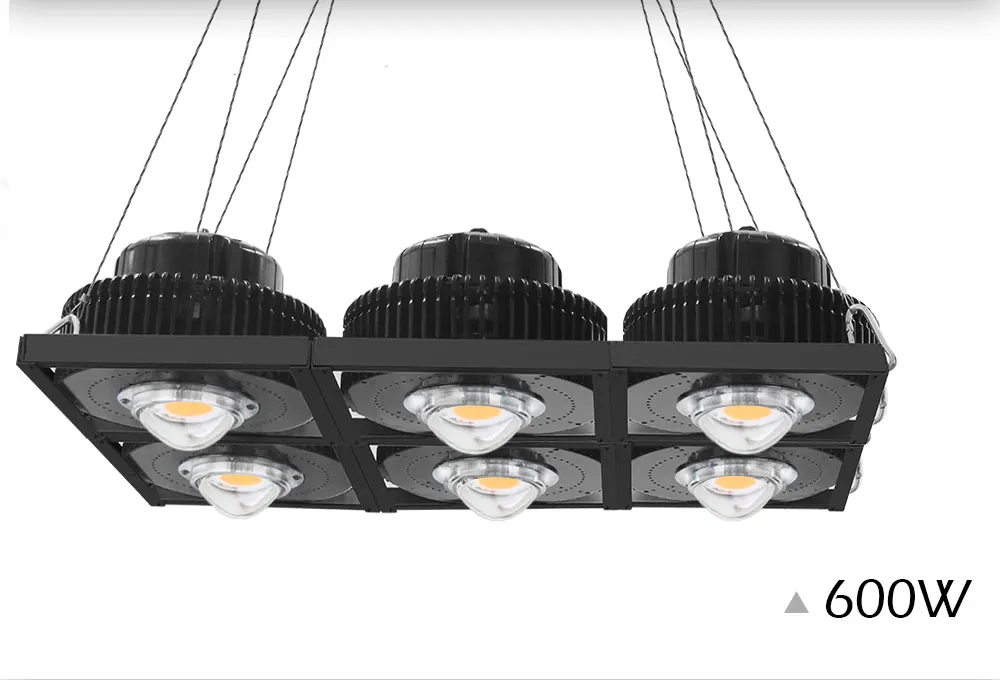CREE CXB3590 100W 200W 300W 600W 900W COB светодиодный Grow светильник полный спектр Светодиодный лампа для выращивания Светодиодные промышленные светильники Meanwell для ускорения роста растений светильник