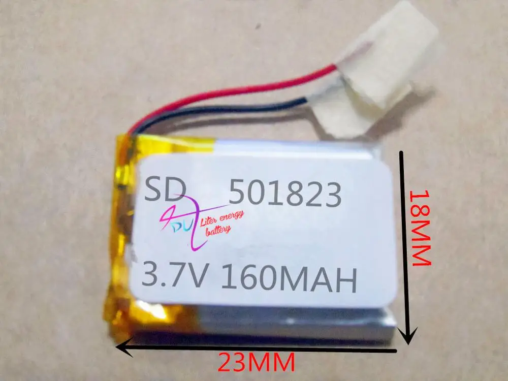 tablet battery 3.7V polymer lithium 501823 051823 160mah MP4 MP5 MP3 Bluetooth small toy recording pen | Компьютеры и офис