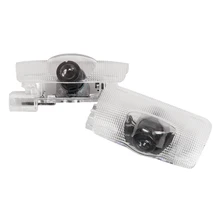 2X LED Car Door Welcome Light Ghost Shadow font b Lamp b font Logo Projector For