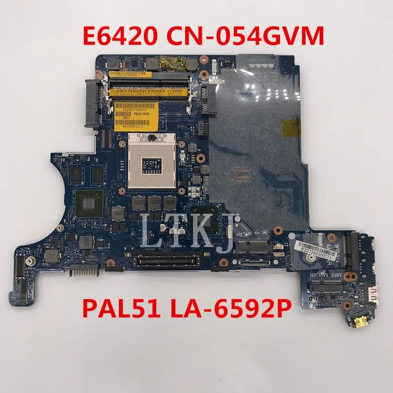 Высокое качество для Latitude E6420 54GVM 054GVM CN-054GVM PAL51 LA-6592P материнская плата ноутбука 100%