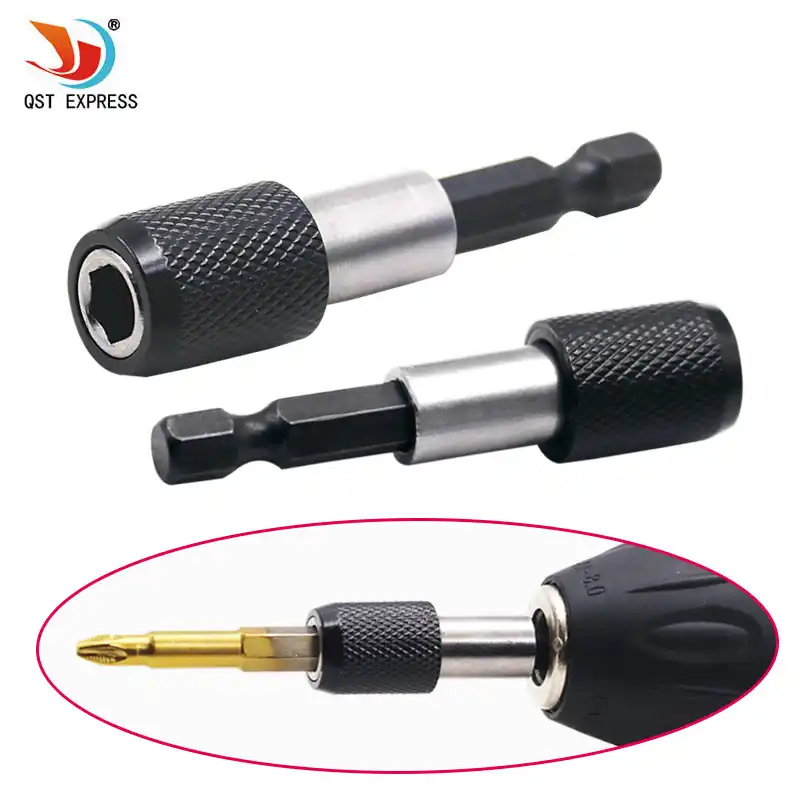 New 60mm 1//4/" Magnetic Hex Shank Quick Release Drill Bit Screwdriver Holder