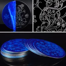 YZWLE 1 Pc DIY Flor Rendas Padrões de Linha Rodada de Aço Modelos Da Arte Do Prego Placas de Carimbo Para Unhas Pontas Das Unhas Ferramenta acessórios(China)