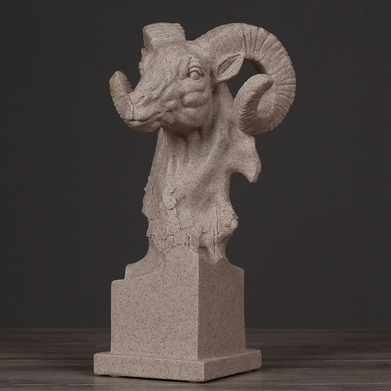 Статуэтка для домашнего декора из смолы козы декора|craft cabinet|craft figurinescraft resin |