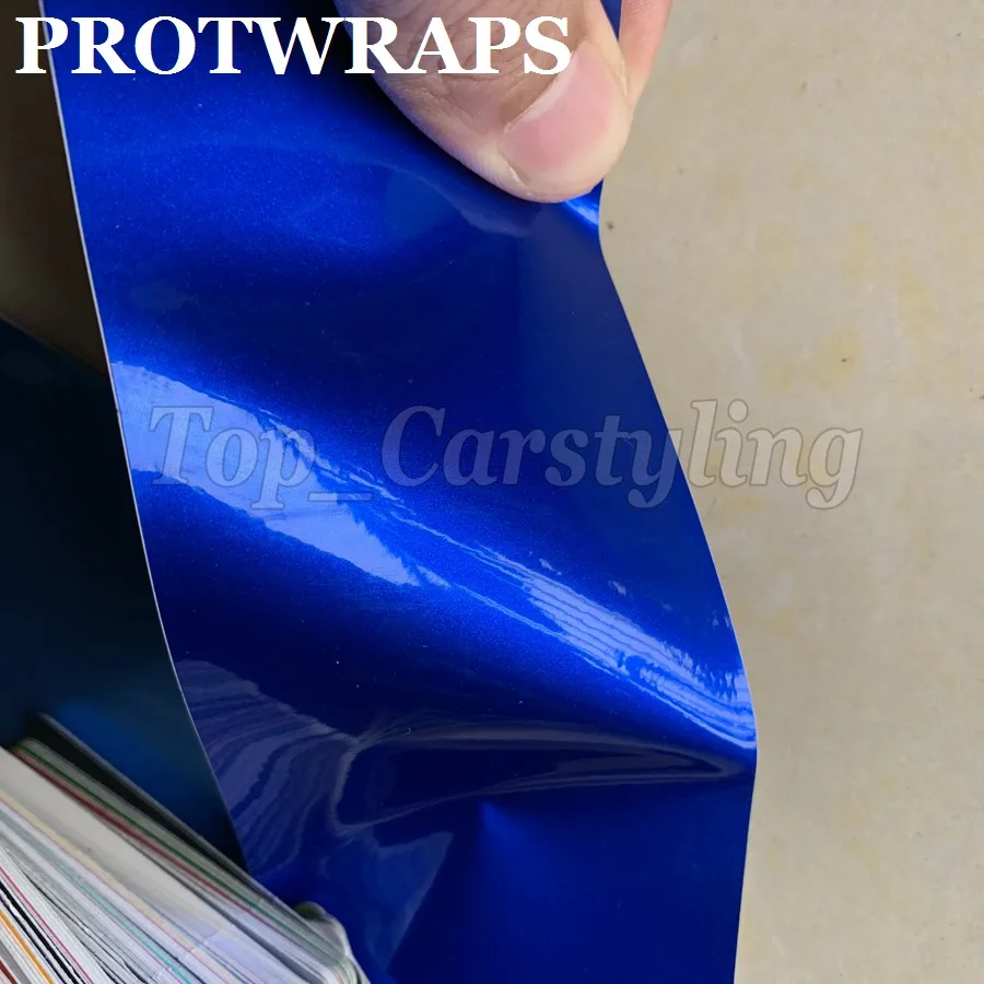 Gloss Metallic candy vinyl car wrap film cast hexis 3m vivide car wrap foil  (21)