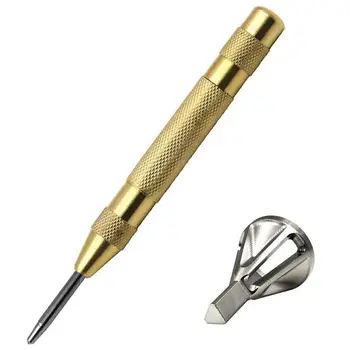 

Automati Stainless Steel Deburring External Chamfer Tool Remove Burr Tools for Drill Bit Center Hole Punch Brass Spring Loaded