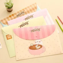 24 шт./лот милый картофельный Кролик серии сумка для файлов ПВХ водонепроницаемый Filebag/DIY канцелярские сумки/офисные школьные принадлежности/