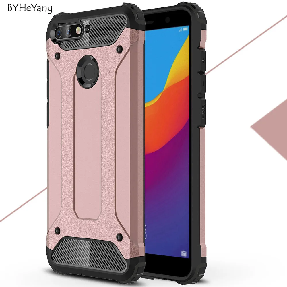 

For Huawei Honor 7C Case 5.7inch Slim Hard Tough Rubber Armor Case for Huawei Honor 7C 7 C AUM-L41 Russian Version Honor7C Cover