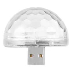 Этап USB неоновая светодиодный LED маленький шар музыка рождество бытовые украшения DJ красочные огни прозрачный широкий экспозиции области