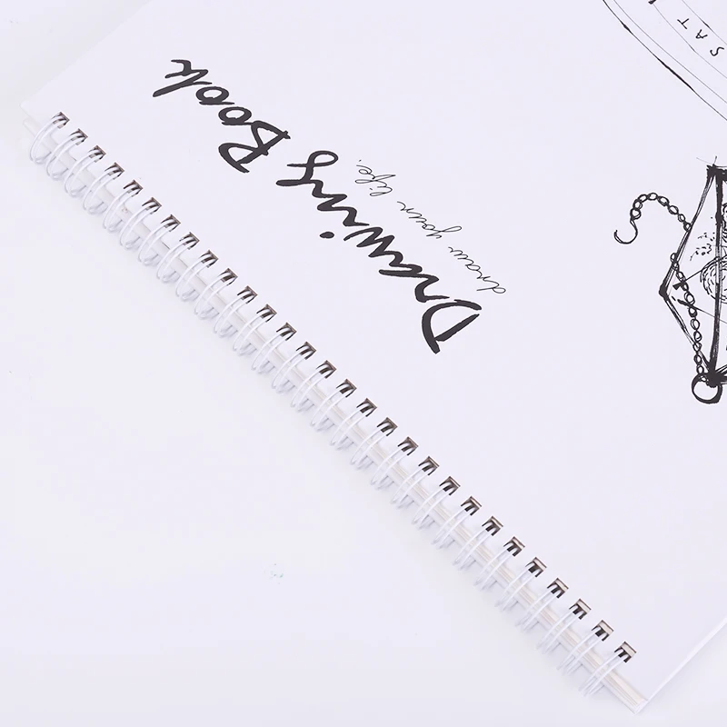  Deli 1pcs 8K artist sketchbook Training drawing school spiral notebooks professional anime coil ske