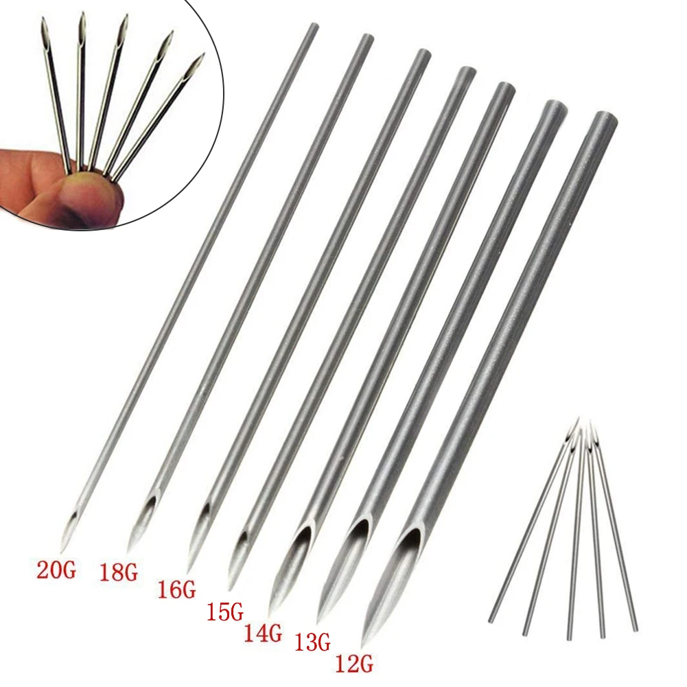 иглы 12g 2мм *50mm. игла для прокола 12g. игла 14g диаметр. игла для прокола 14g диаметр. игла для пирсинга 12g.