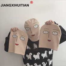 Популярная Милая забавная шапка harajuku с рисунком Аниме one punch man лысый Сайтама вышитая вязаная шапка женская шапка мужская шапка