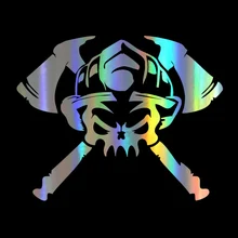 #Special Offers Car Sticker Vinyl 19*15CM Personalized Firefighter Skull Face Reflective Sticker On Car Funny 3D Decal Motorcycle Stickers #Special Offers Car Sticker Vinyl 19*15CM Personalized Firefighter Skull Face Reflective Sticker On Car Funny 3D Decal Motorcycle Stickers