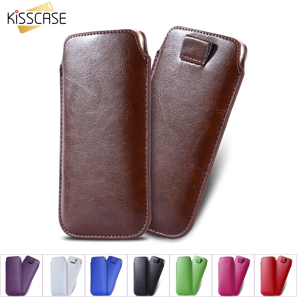 

KISSCASE Universal Phone Accessories Case For Samsung Galaxy S7 Edge Luxury Leather Pouch For Samsung Galaxy J5 2016 Case