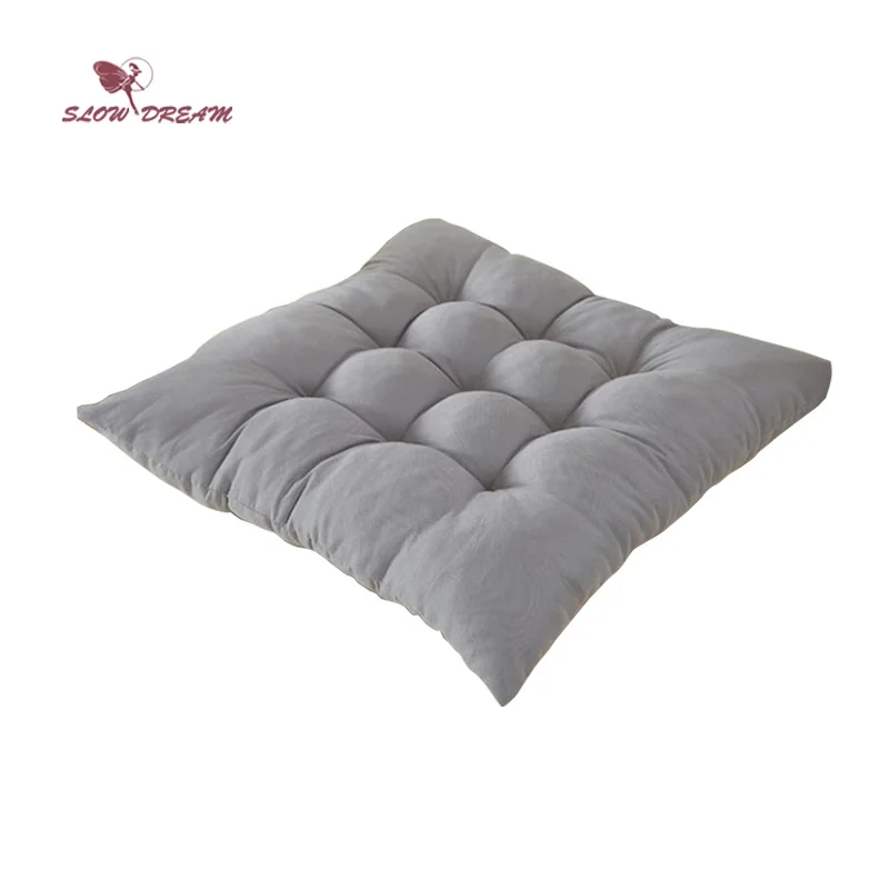 

Slow DreamSeat Cushion Square 40X40CM For Chair Home Decor Bedroom Living Room Kitchen Gray Back Cushion For Sofa Car Chair