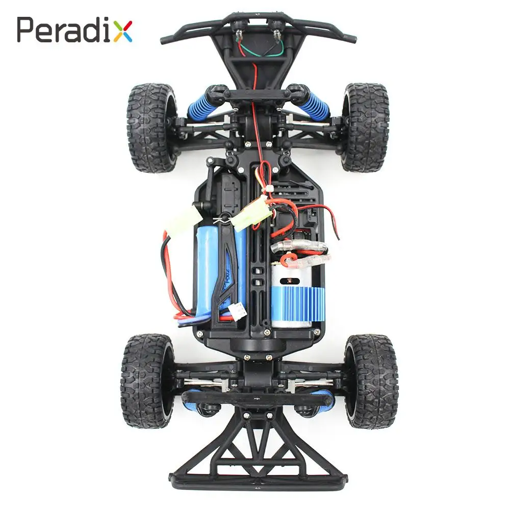 

1:18 2.4Ghz Radio Rechargeable Off-Road RC Car Light Vehicle Model Truck 9301-1