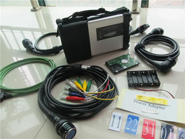  2019 herramienta de diagnóstico MB Star C5 SD conectar más ordenador portátil D630 HDD Software de 