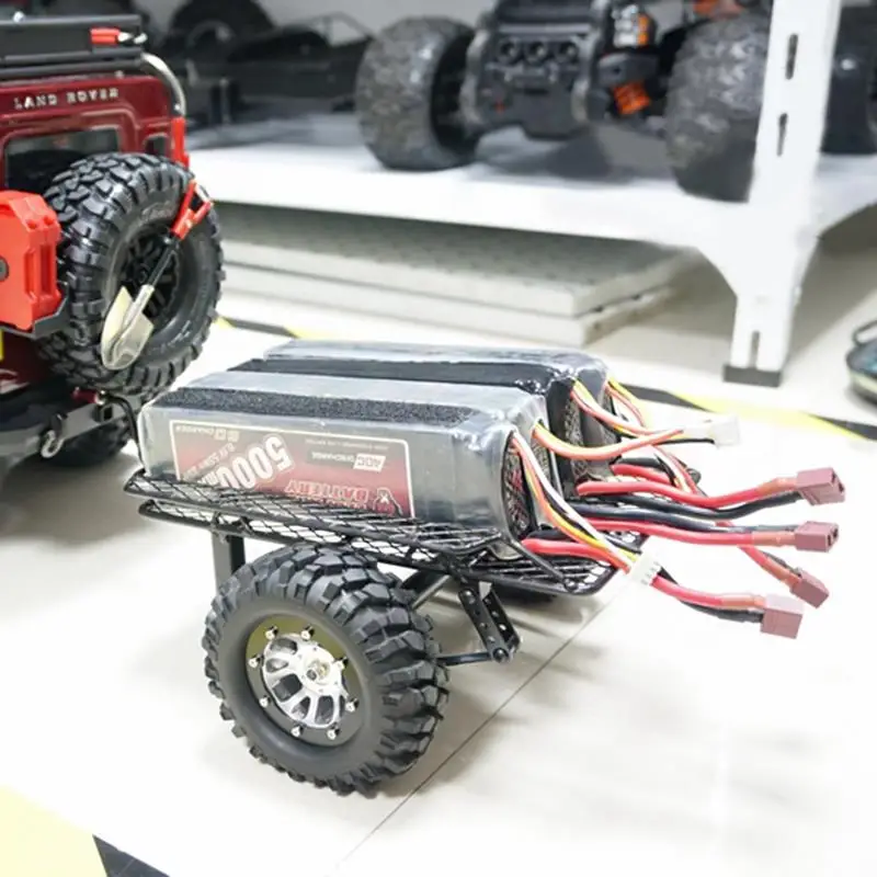 Металлический прицеп ведро Rc автомобиль Прицеп Diy для Trx4 Trx-4 1/10 D90 Scx10 Cc01 Diy