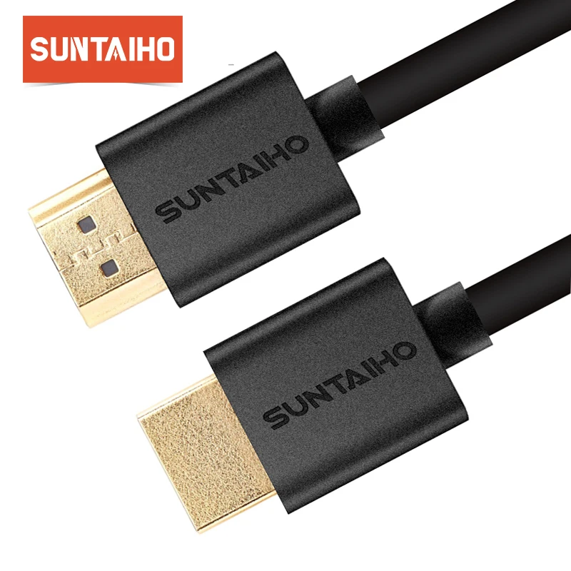 Suntaiho HDMI кабель мужчинами 0 5 m 1 м 2 3 10 4 K 1080 P 3D для Smart ТВ PS3 проектор HD ЖК-дисплей Apple