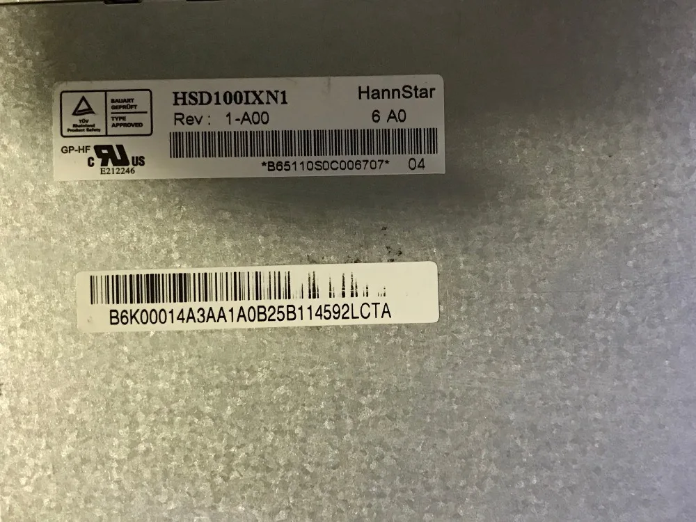 10 дюймов ЖК-дисплей экран Модель: HSD100IXN1