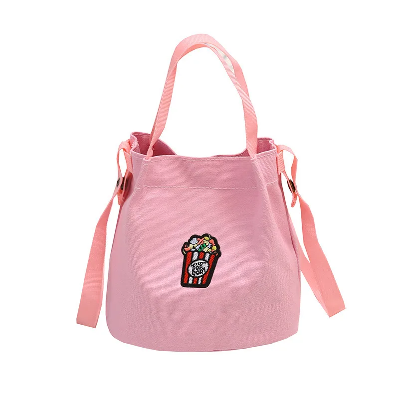 

Emperor Sage has a one-shoulder slant and a portable Korean art canvas bag. Nvbaosen is a cloth bag female cloth bag bucket