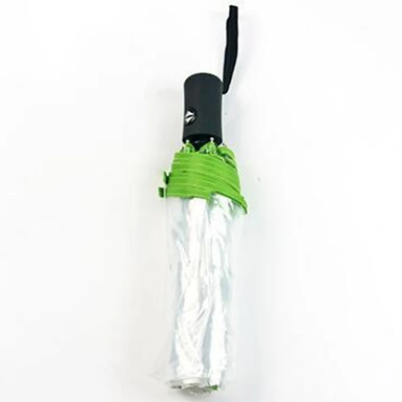 20piece New Automatic Umbrella Clear Women's Umbrella Windproof Folding Umbrellas Solid Transparent Rain Umbrella