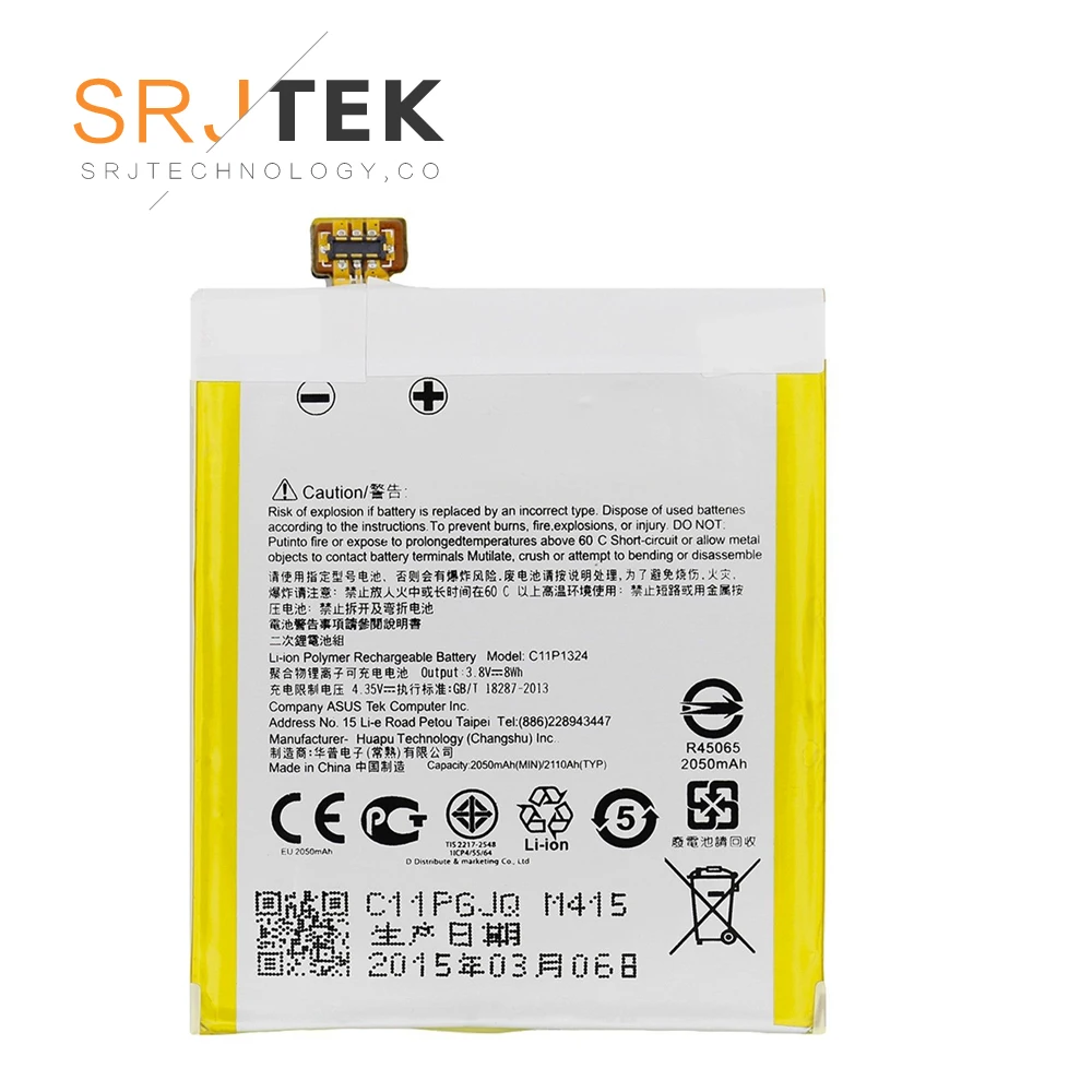 

Original 2110mAh C11P1324 Battery For ASUS Zenfone 5 T00j Battery Replacement Batterie for ASUS Zenfone 5 A501CG A500CG A501