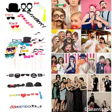 New funny toys photo Booth Props Party Moustache Lips On A Stick Photobooth Lips toys 31Pcs/Lot