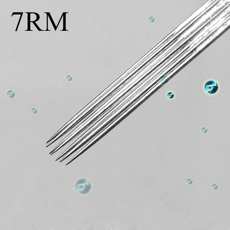 

Box Of 50pcs Disposable Sterilized 7RM Tattoo Needles (7 Curved Magnum) Wholesale Supply