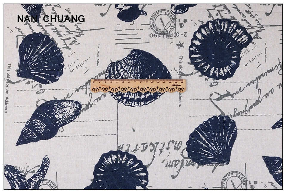 Nanchuang Мультфильм серии печатных хлопок лен ткань для DIY Швейные диван сумка куклы подушки мебель чехол материал 45x45 см/шт