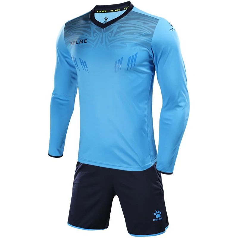 

Kelme Carle Beautiful Official Football Goalkeeper Serve Goalkeeper Long Sleeve Suit Match Training Jersey Longmen Serve