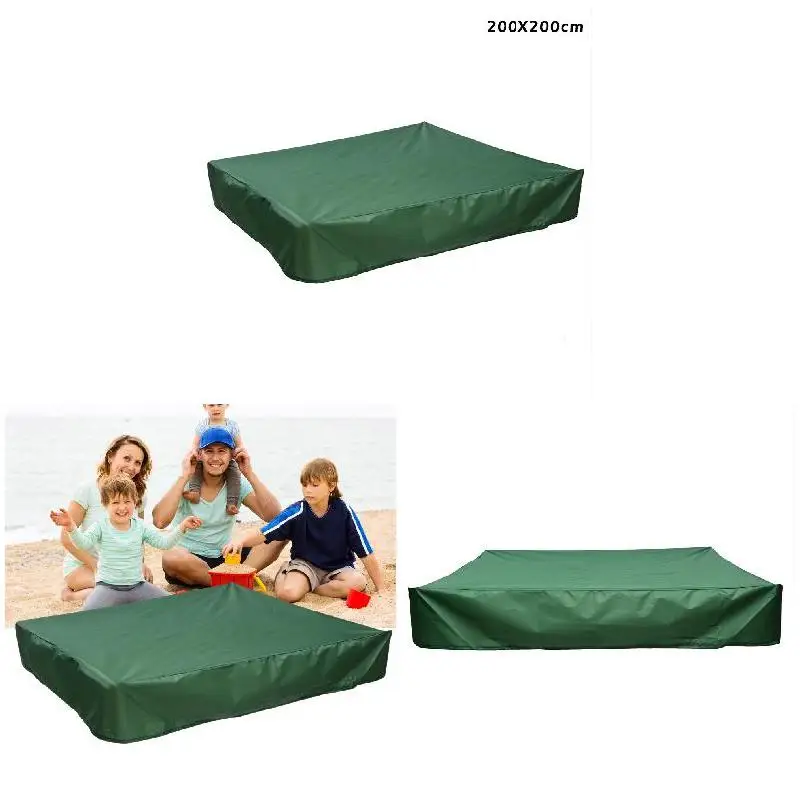 Dustproof Protection Sandbox Cover with Drawstring Waterproof Sandpit Pool Cover PAK55