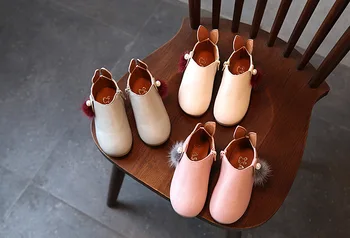 

2017 baby girl shoes spring and autumn girls boots round head low boots boots children shoes girls garden shoes free shipping