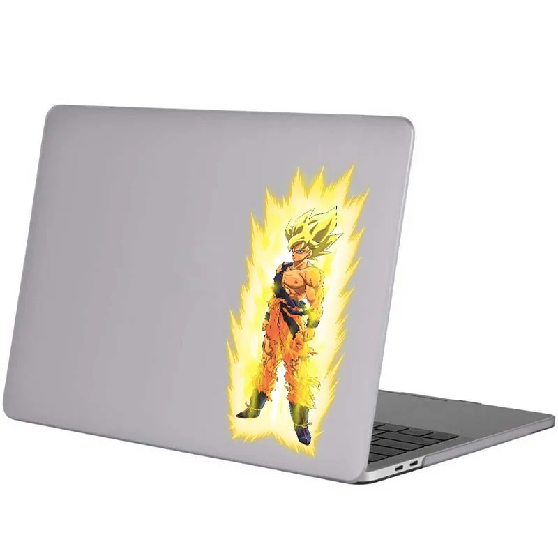 Борьба Goku Saiyan ноутбука Стикеры для наклейка на MacBook Pro Air retina 11 12 13 14 15 дюймов Аниме Mac книга кожи тетрадь