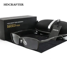 HDCRAFTER Urltra-светильник, оправа из алюминиево-магниевого сплава, оправа для очков, мужские оправы для оптических очков по рецепту, оправа для очков с прозрачными линзами