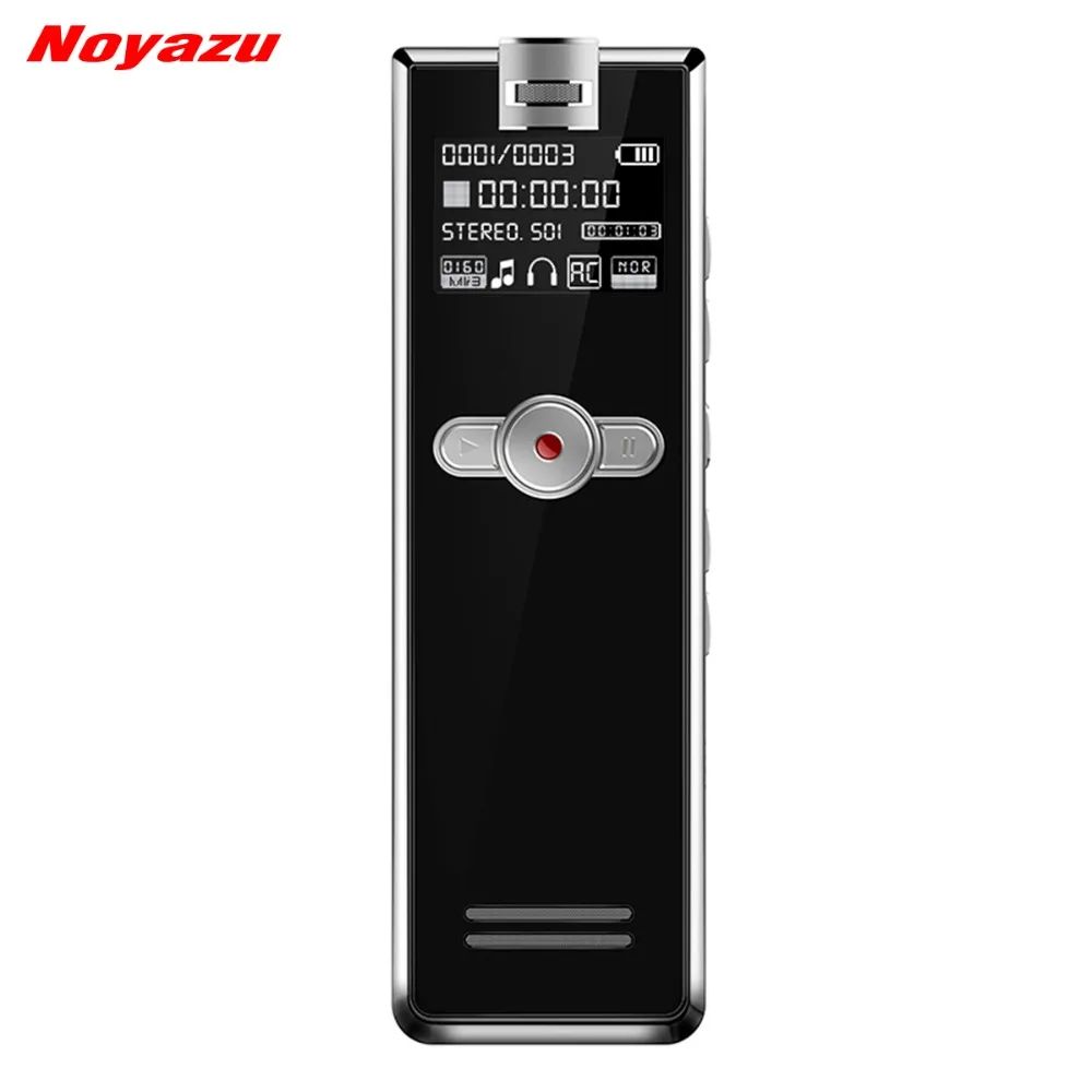 

Noyazu F2 16GB Mini Professional Digital Audio Voice Activated Recorder Linear PCM Recorder Devices for Lecture MP3 Player