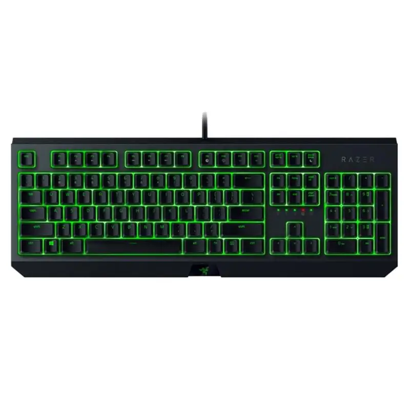 

Razer Black Widow 104 Keys Wired USB Backlight Mechanical Gaming Keyboard with Wrist Support for LOL PUBG Games