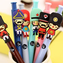 6 шт. британский стиль солдат Шариковая ручка для письма канцелярские принадлежности canetas Escolar офисные материалы школьные принадлежности